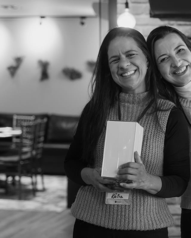 Kátia e Amanda, líder de equipe